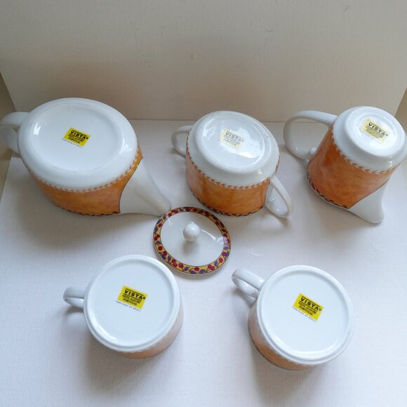 Elegant Vista Alegre Portugal Tea Set - 5 Pieces - Picture 7 of 16